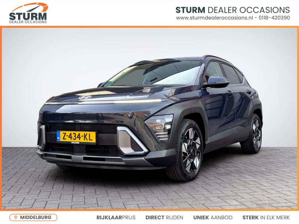 Hyundai Kona 1.6 gdi hev comfort smart | navigatie full-map | camera | stuur- + stoelverwarming | adapt. cruise control | elek. achterklep | rijklaarprijs!