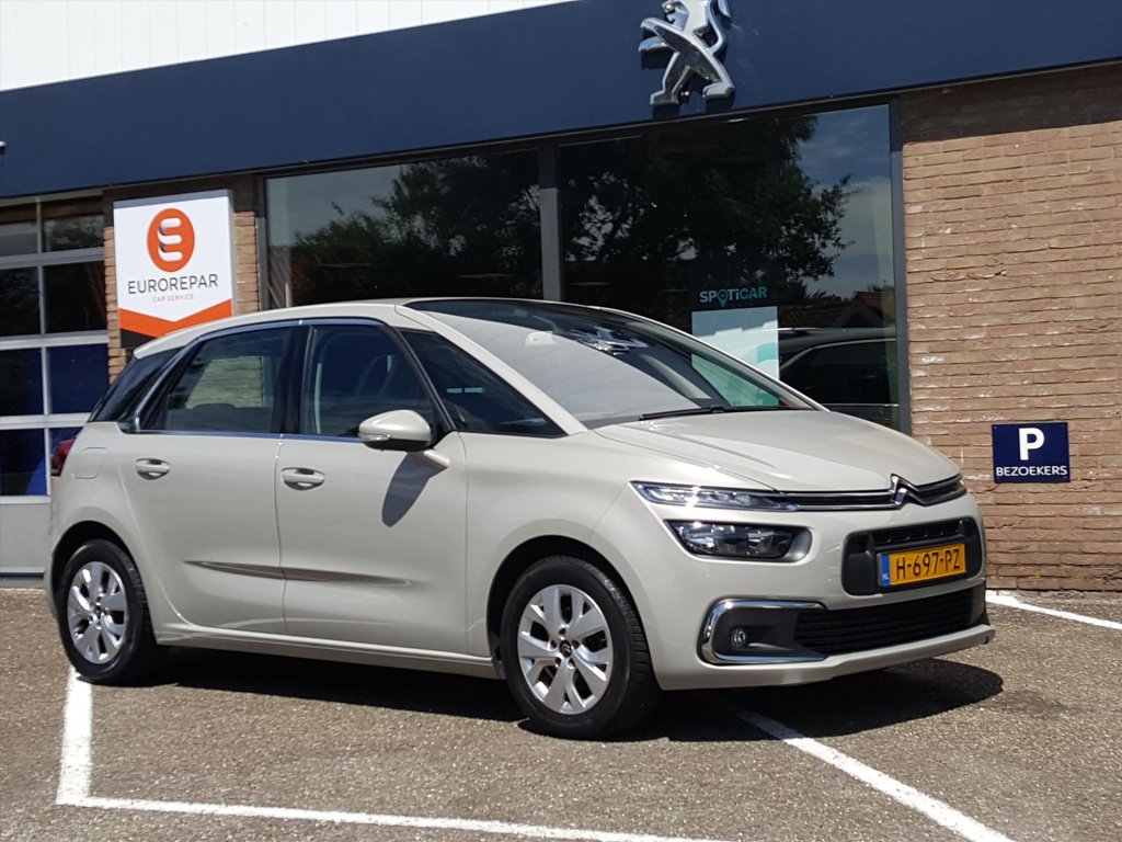 Citroen C4 Spacetourer 1.2 puretech 130pk s&s eat8 business | navi | bt | applecarplay&androidauto | cruise & climate control | lm-velgen 16'' | parkeers. achter