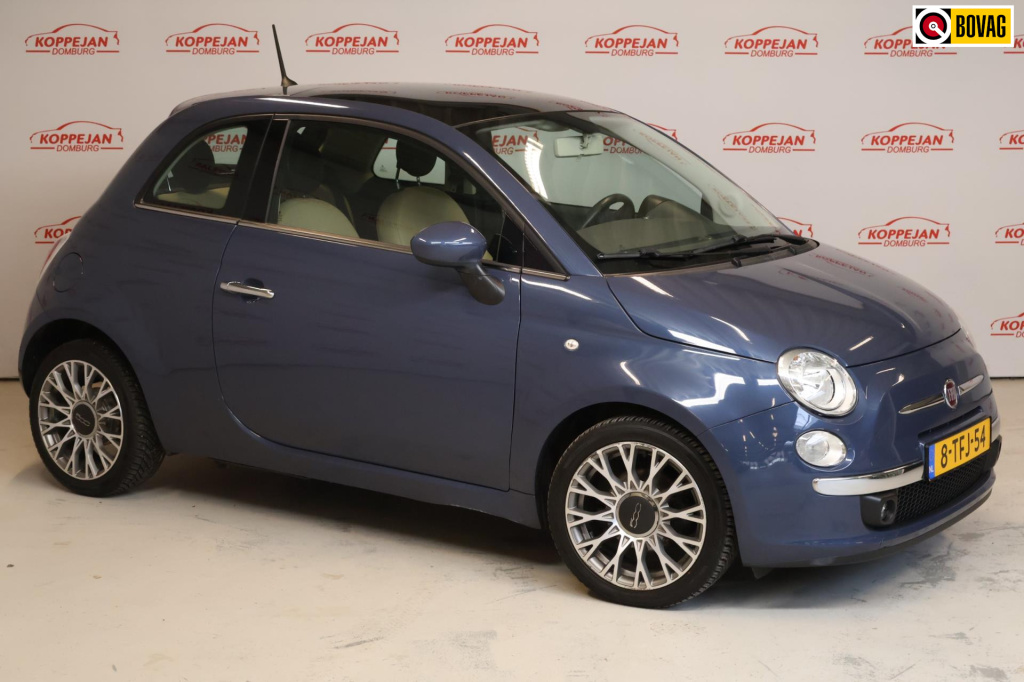 Fiat 500 0.9 twinair lounge nl auto, panorama, leder, lm wielen, all season