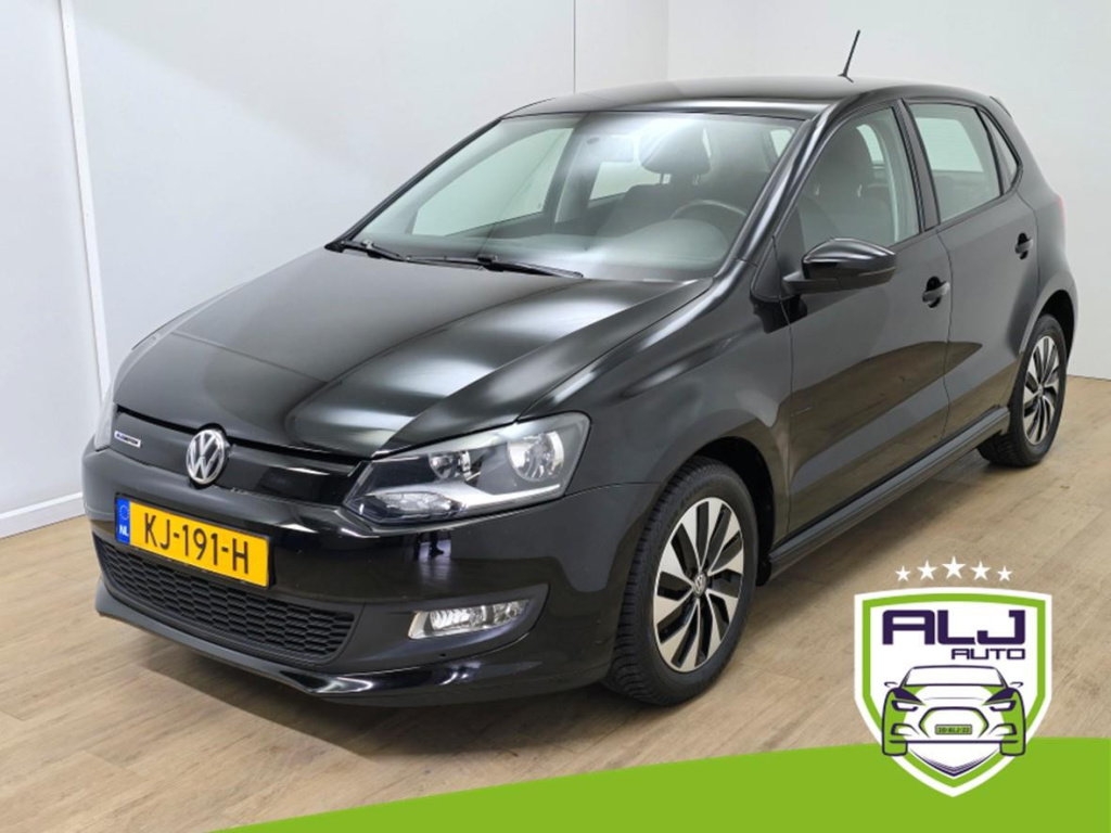 Volkswagen Polo occasion zwart 1.0 bluemotion uitvoering dus extra zuinig! | tweedehands volkswagen polo zwart | carplay | airco