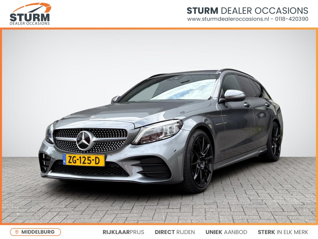 Mercedes-Benz C-Klasse estate 180 business solution amg plus upgrade edition nl-auto + nieuw model! | trekhaak afneembaar | navigatie full-map | apple carplay/android auto | stoelverwarming | rijklaarprijs!