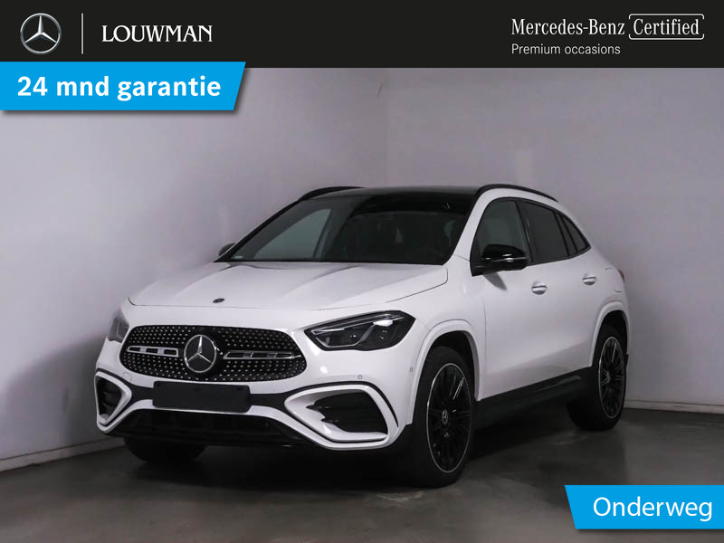 Mercedes-Benz Gla-klasse 250 e amg face lift plug-in hybride edition amg line | night pakket | panorama schuif-kanteldak | burmester®  | memory voorstoelen |  360° camera | distronic. inclusief 24 maanden mb certified garantie voor europa.