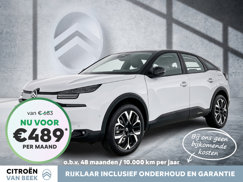 Citroen C4 hybrid 145pk automaat business private lease € 489,- pm - 48mnd - 10.000km