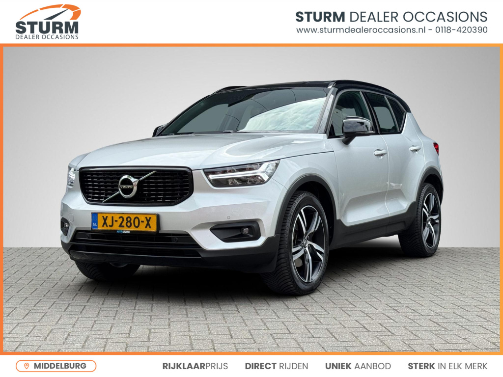 Volvo XC40 2.0 t4 r-design nl-auto, veel opties! | trekhaak uitklapbaar | panoramadak | stuur- + stoelverwarming | geheugenstoel | blind spot | all season banden | rijklaarprijs!