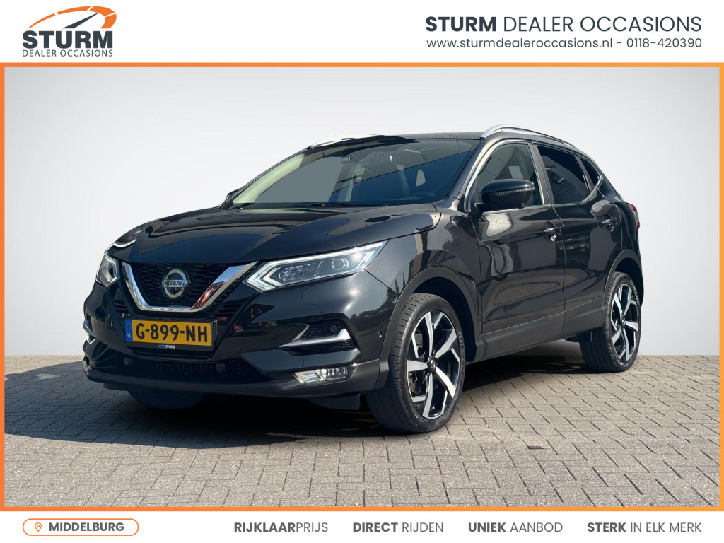 Nissan Qashqai 1.3 dig-t tekna | trekhaak | panoramadak | apple carplay/android auto | 360° camera | adapt. cruise control | led koplampen | rijklaarprijs!