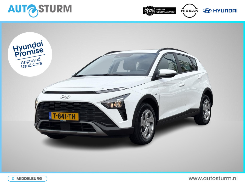 Hyundai Bayon 1.0 t-gdi i-motion | airconditioning | cruise control | radio-mp3 speler | bluetooth tel. | elek. ramen + spiegels | rijklaarprijs!
