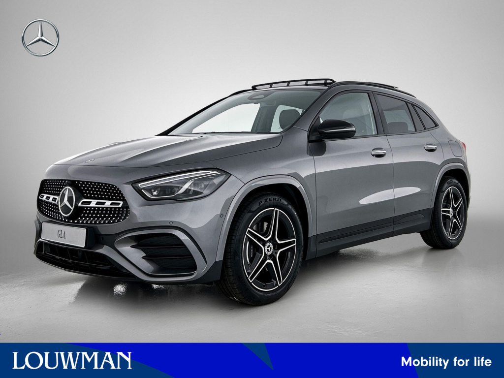 Mercedes-Benz Gla-klasse 180 business solution amg | nightpakket | trekhaak | parkeerpakket met achteruitrijcamera | easy pack achterklep | dodehoekassistent | stoelverwarming voor | keyless go | extra usb-poorten |