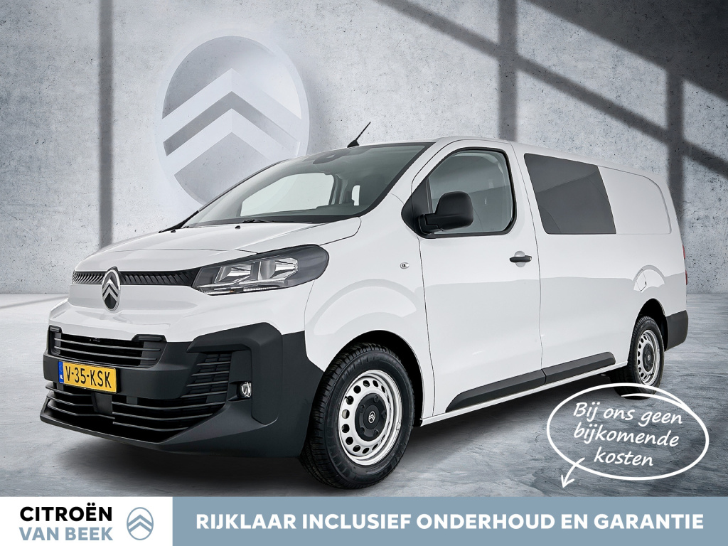 Citroen Jumpy bluehdi 145pk automaat lengte 3 dubbel cabine | 6-persoons | apple carplay | camera |