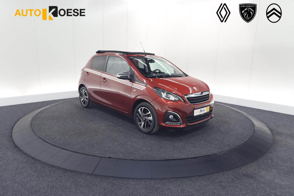 Peugeot 108 1.0 e-vti allure top! | elektrisch vouwdak | trekhaak | camera | apple carplay