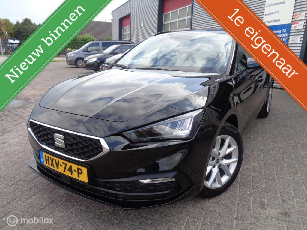 Seat Leon Sportstourer 1.5 tsi style business/airco/lm velgen/carplay/pdc/cruise/1st eig/full led/virtual/navigatie/key less