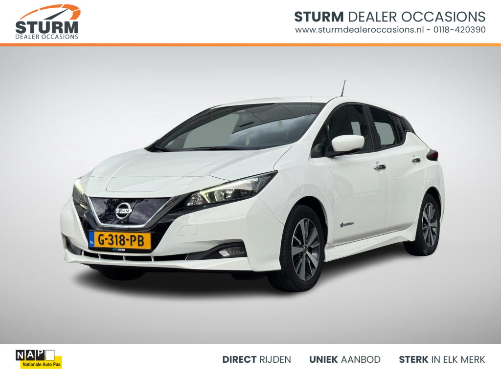Nissan Leaf acenta 40 kwh soh 91% | navigatie | camera | adapt. cruise control | apple carplay/android auto | keyless entry | dodehoek detectie | rijklaarprijs!