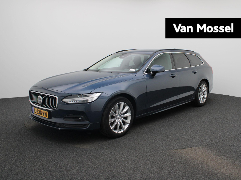 Volvo V90 2.0 b4 momentum business | automaat | navigatie | leder | apple carplay / android auto | stoel-stuurverwarming | achteruitrijcamera | elektrische achterklep | led | lichtmetalen velgen |