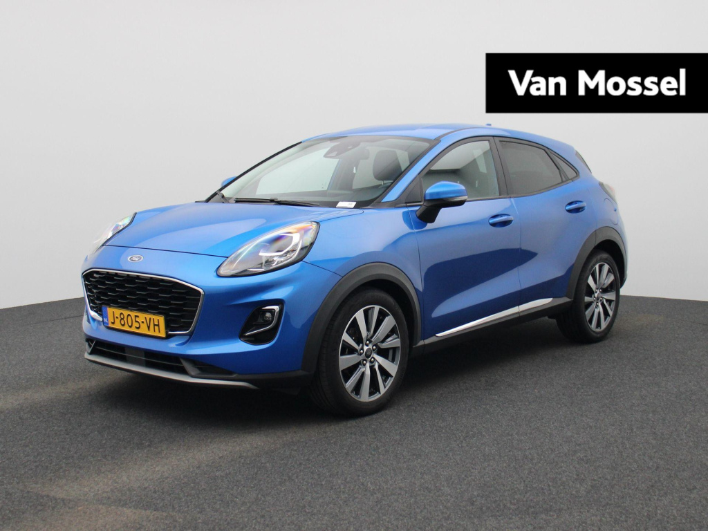 Ford Puma 1.0 ecoboost hybrid titanium x | lmv | led | parkeer sensoren | climate control | cruise control | bluetooth | navigatie | dab | b&o