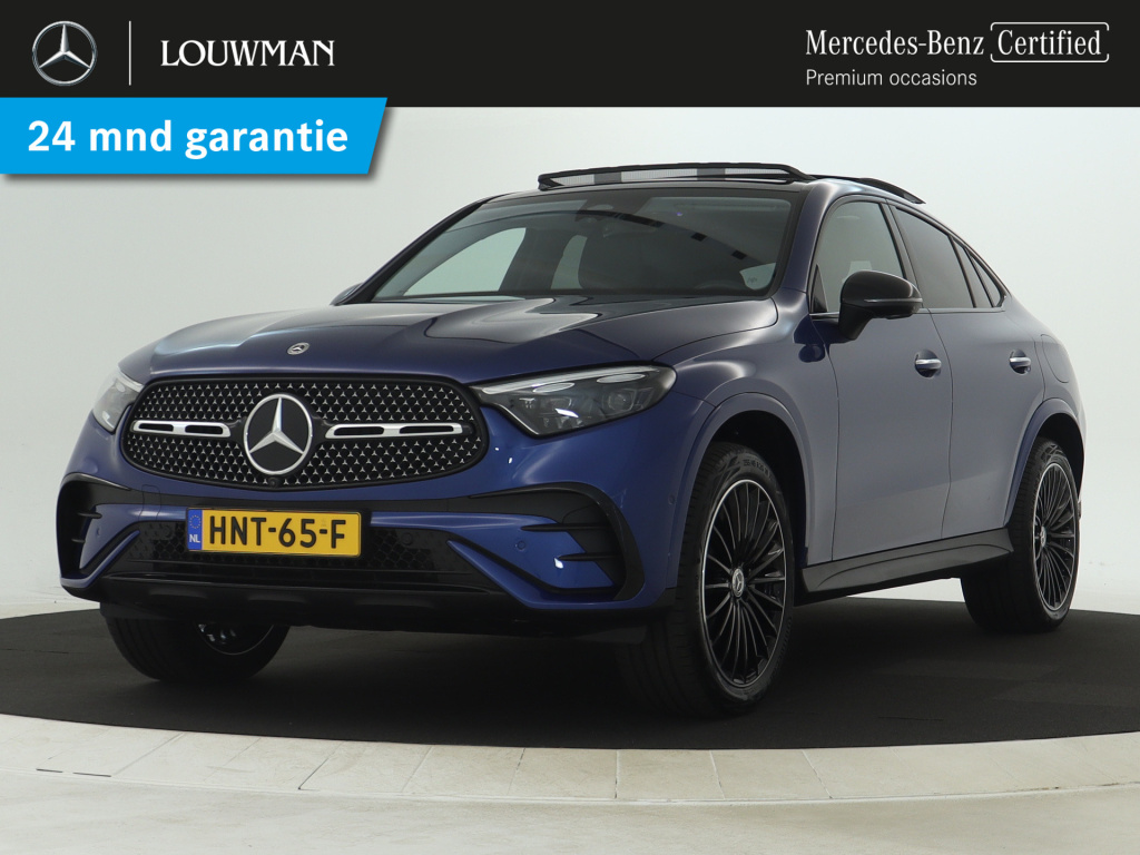 Mercedes-Benz Glc coupé 300 e 4matic amg plug-in hybride | trekhaak |  panorama dak | stuur- en stoelverwarming | digital light | 360 gr camera | memory | inclusief 24 maanden mercedes-benz certified garantie voor europa.