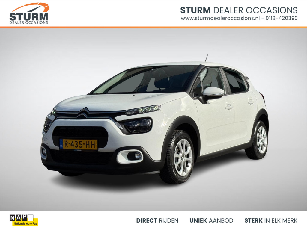 Citroen C3 1.2 puretech you nl-auto, stoelverwarming! | cruise control | airco | led koplampen | radio-mp3 speler | bluetooth tel. | rijklaarprijs!