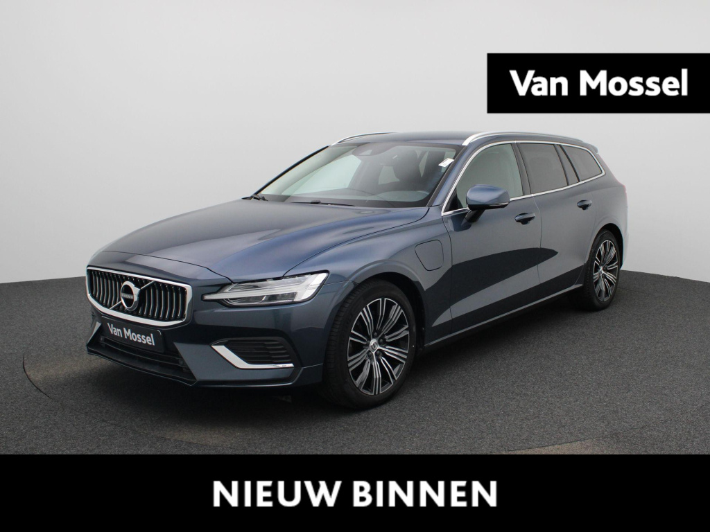 Volvo V60 2.0 t6 recharge awd inscription | automaat | lmv | trekhaak | leder | virtual cockpit | adap. cruise | camera | navigatie | harman kardon | apple carplay | dab
