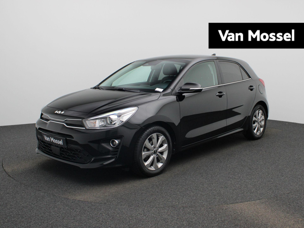 Kia Rio 1.2 dynamicplusline | lmv | leder | navigatie | parkeer sensoren | camera | climate control | stoel/stuur verwarming | bluetooth | cruise control | dab