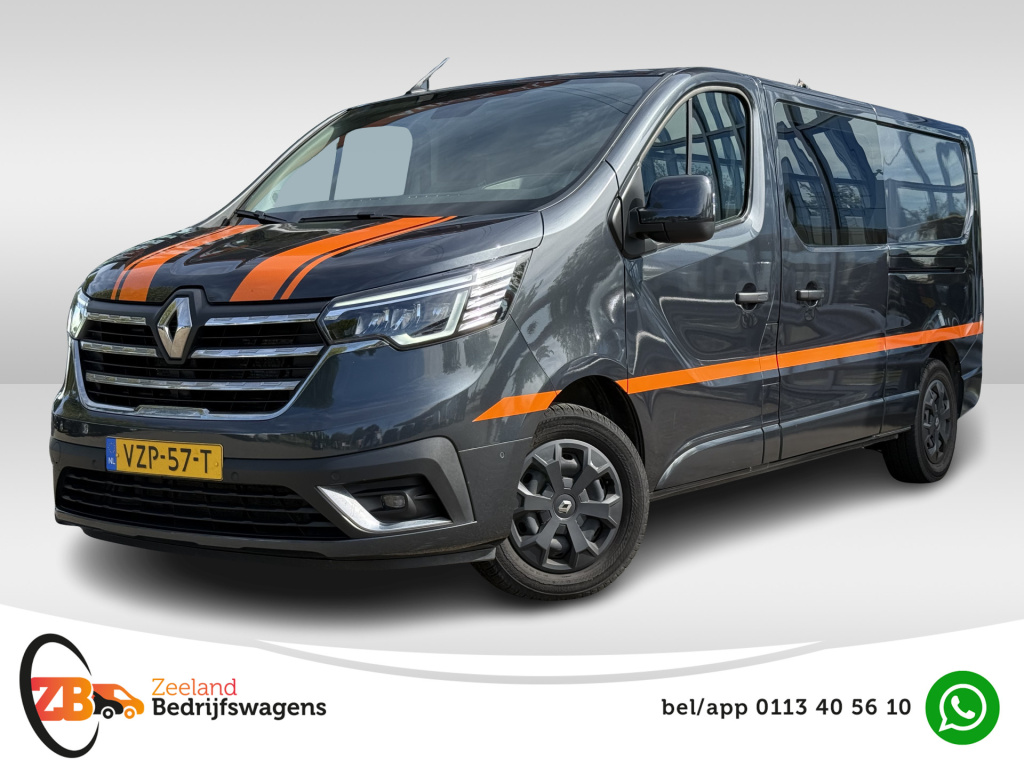 Renault Trafic 2.0 dci 150 t29 l2h1 dc business | nl-auto | 1e eig | 2x schuifd. | trekhaak | stoelverw. | navi | led