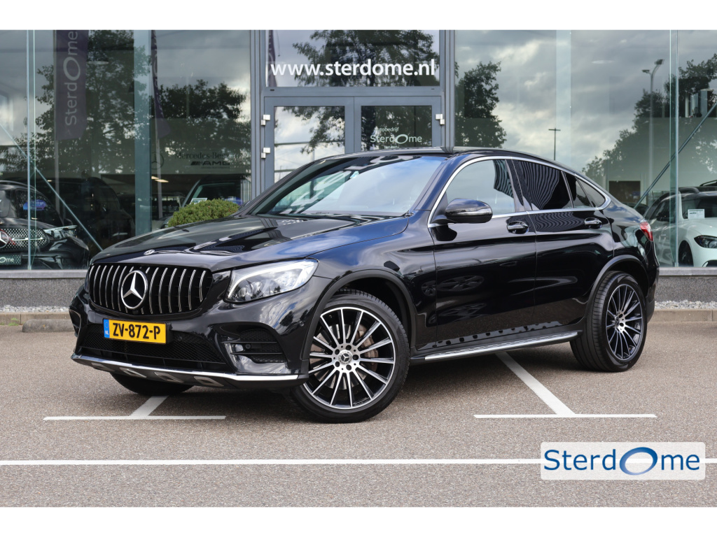 Mercedes-Benz Glc coupé 250 4matic l amg l burmerster l comand l wegklapbare trekhaak l led adaptief l sfeerverlichting l memory pakket voor bestuurdersstoel l keyless go l parkeer pakket l stoelverwarming l elektr. bedienbare achterklep l ...