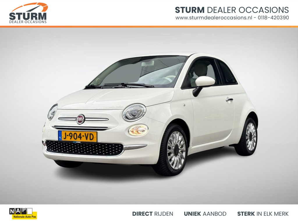 Fiat 500 1.0 hybrid lounge | cruise control | airco | apple carplay/android auto | bluetooth tel. | elek. ramen + spiegels | rijklaarprijs!