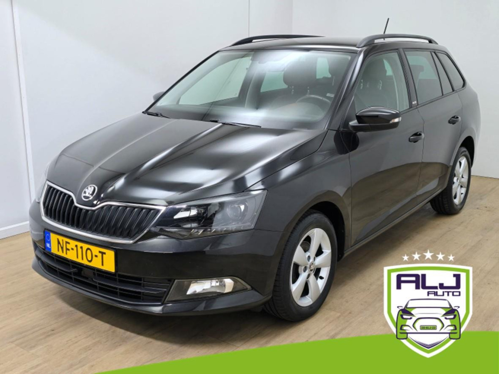 Skoda Fabia combi occasion 1.2 tsi joy met cruisecontrol en bluetooth audio | tweedehands skoda fabia combi in zwart | clima airco