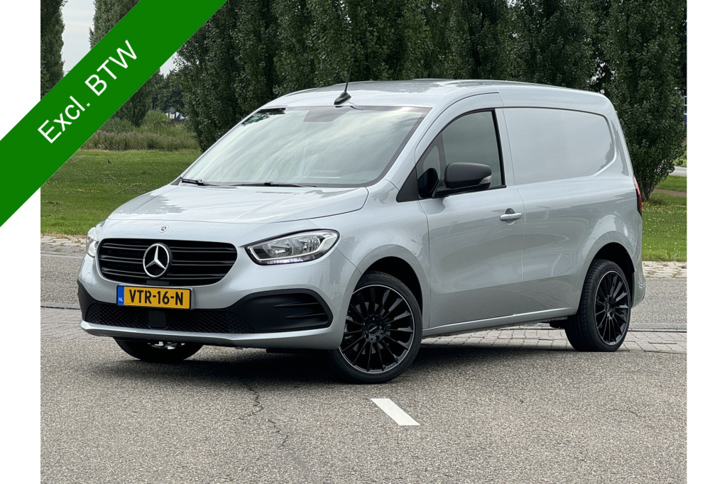 Mercedes-Benz Citan 113 l1 pro l automaat l mbux l camera l airco l bumpers in kleur l bluetooth telefonie l cruise controle l navigatie l tussenschot l audio en navigatie l apple carplay en android auto l pts achter l laadruimte betimmerd l