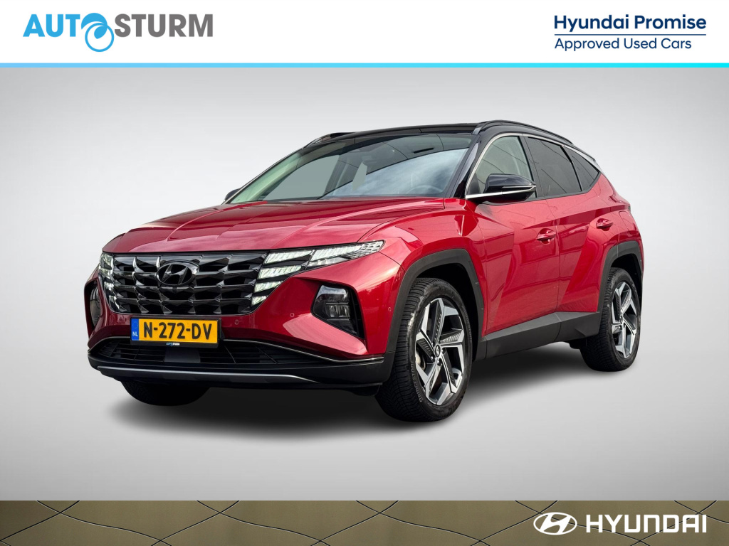 Hyundai Tucson Hybrid 1.6 t-gdi hev premium trekhaak, meest luxe uitvoering!