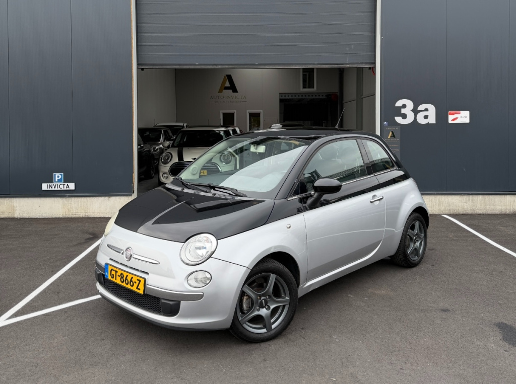 Fiat 500 1.2 - rosa - glazen dak