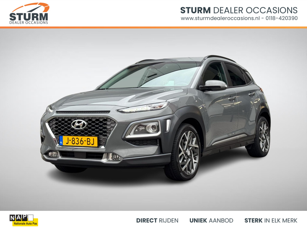 Hyundai Kona 1.6 gdi hev premium incl. trekhaak!