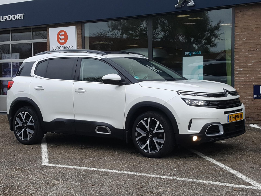 Citroen C5 Aircross 1.6 180pk shine automaat navigatie | trekhaak | apple carplay & android auto | elektrische kofferklep | pano- schuifdak | keyless | elektr stoel+leer