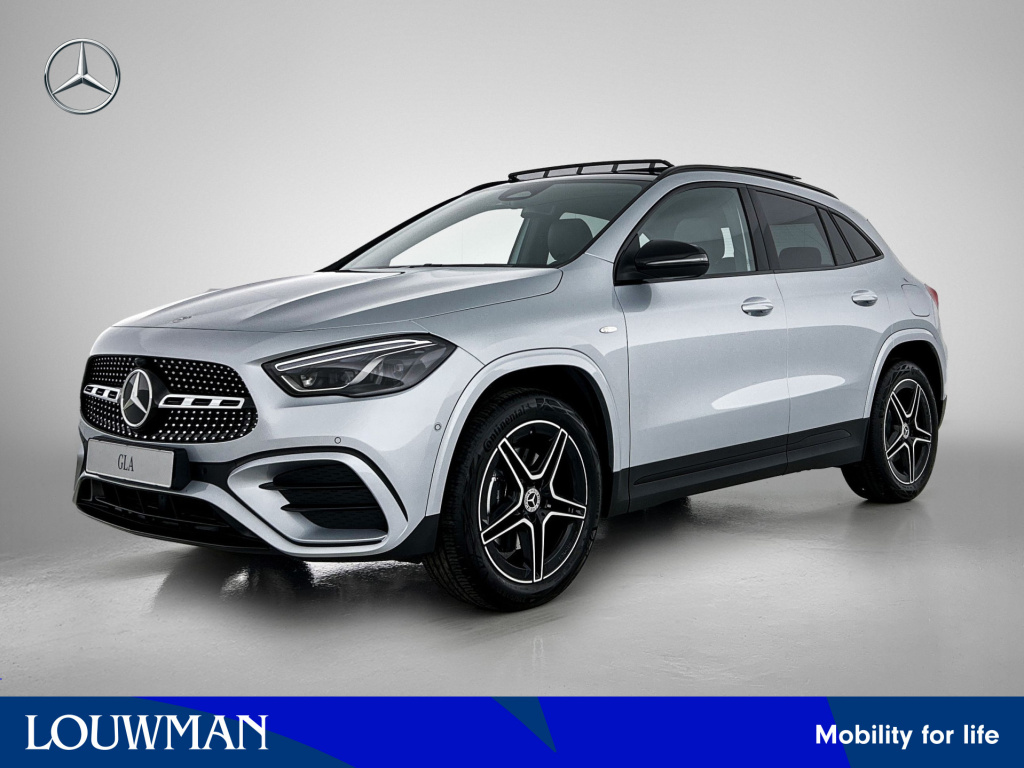 Mercedes-Benz Gla-klasse 250 e business solution amg | nightpakket | smartphone integratie | multibeam led | panoramaschuifdak | stoelverwarming voor |