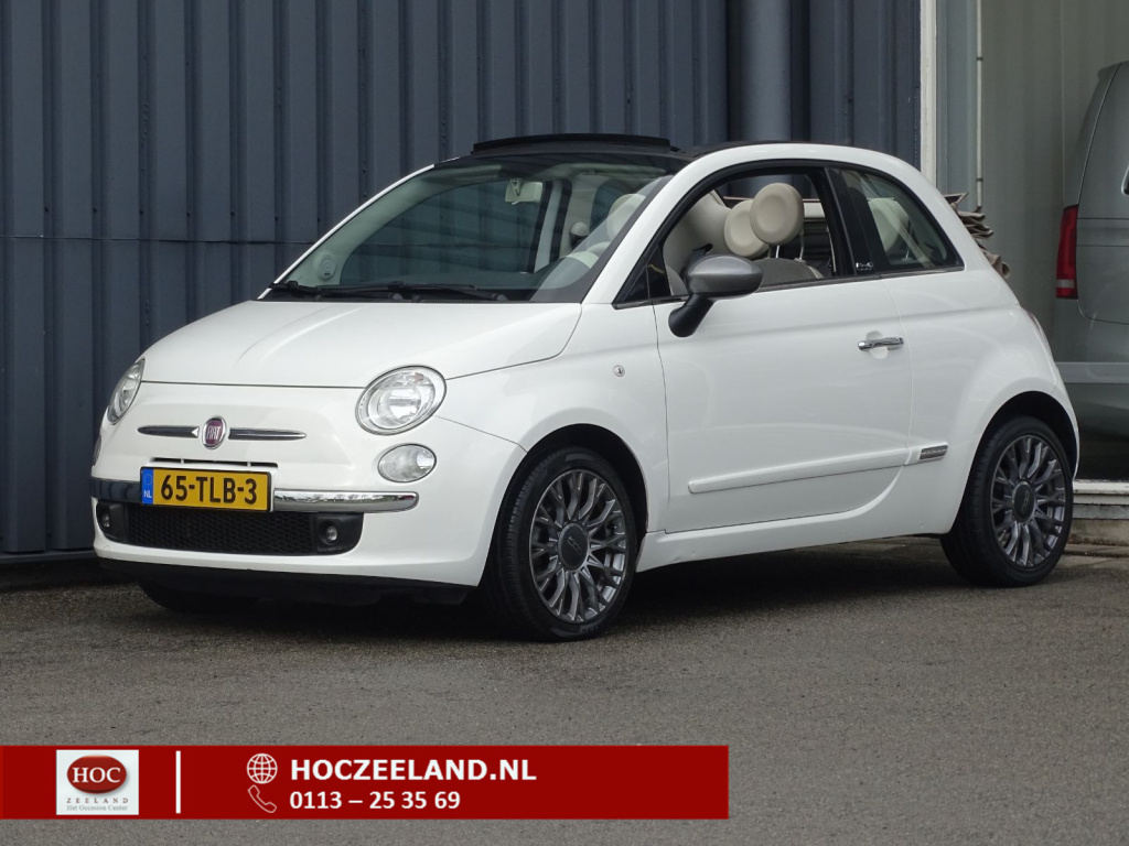 Fiat 500 C 1.2 lounge cabriolet automaat | bluetooth | 16"