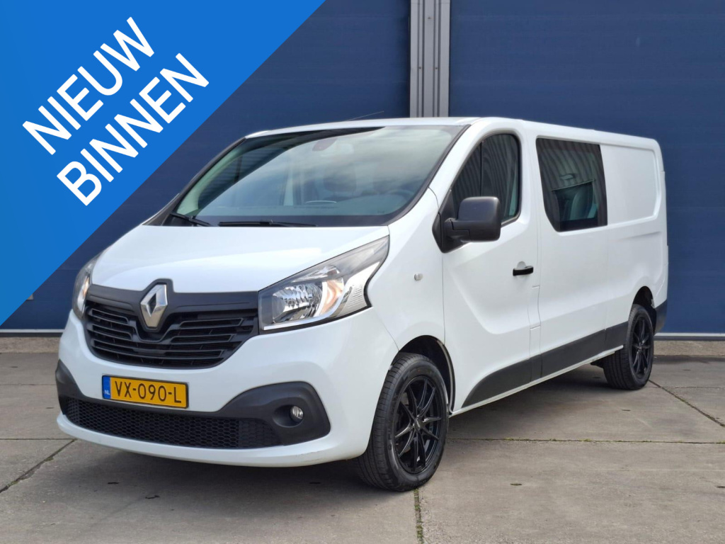 Renault Trafic 1.6 dci t29 l2h1 dc comfort dubbel cabine / airco / trekhaak / n.a.p / navi / marge