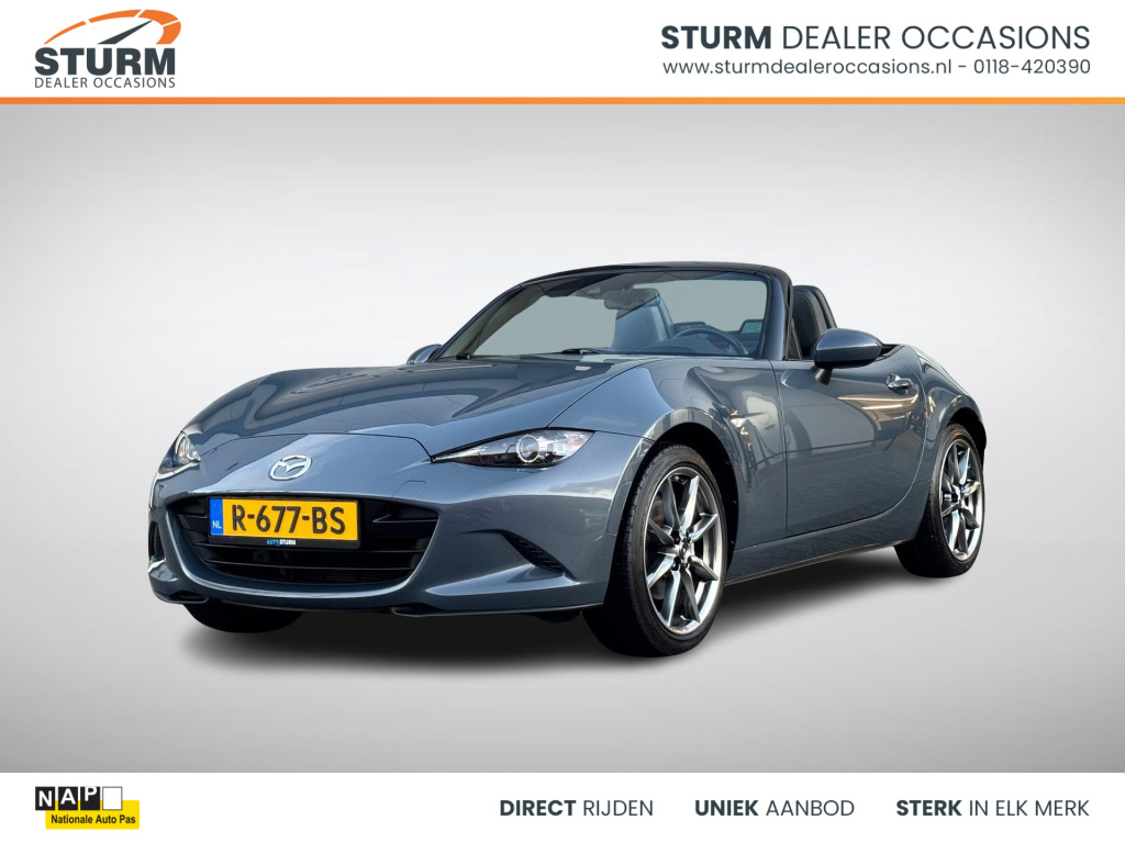 Mazda Mx-5 2.0 skyactiv-g 184 luxury nl-auto!
