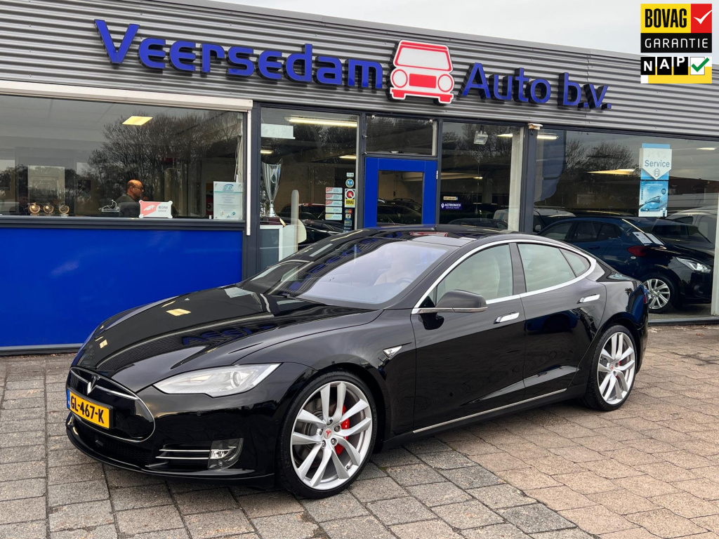 Tesla Model S 70d nieuw accupakket, leer, elektr. schuifdak, 21 inch velgen enz...