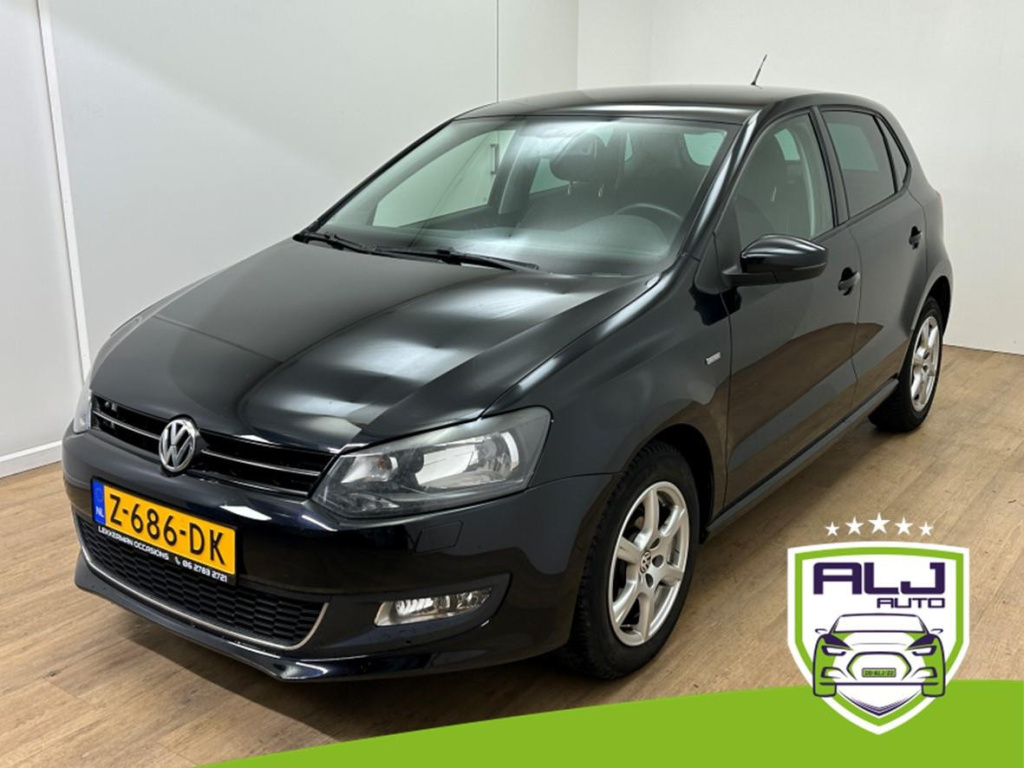 Volkswagen Polo occasion 1.2 tsi highline | zwart | airco | tweedehands volkswagen polo | stoelverwarming | cruisecontrol