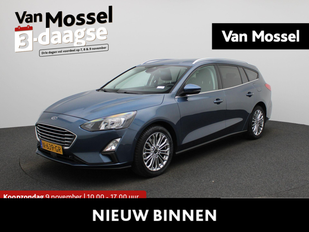 Ford Focus wagon 1.0 ecoboost hybrid titanium x business | lmv | parkeer sensoren | elec. achterklep | navigatie | dab | camera | stoel/stuur verwarming | climate control | cruise control | b&o
