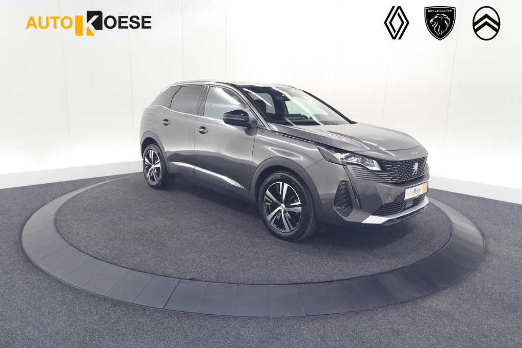 Peugeot 3008 puretech 130 eat8 gt | camera | dodehoekdetectie | elektrische achterklep | apple carplay | stoelverwarming