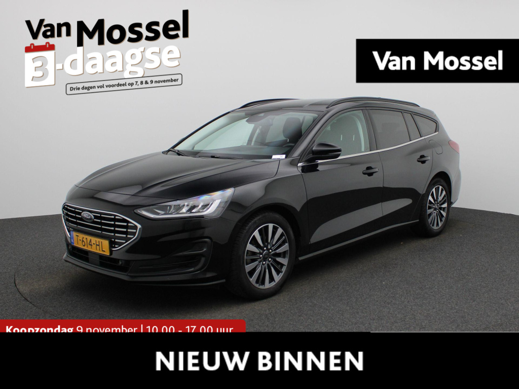 Ford Focus wagon 1.0 ecoboost hybrid titanium x | automaat | lmv | parkeer sensoren | navigatie | dab | camera | climate control | cruise control |