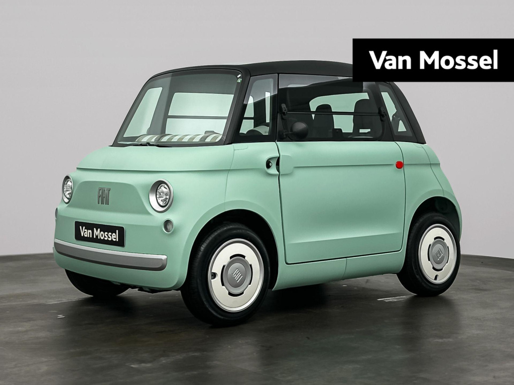 Fiat Topolino | led verlichting | panorama dak | smartphone houder | gratis thuisbezorgd!