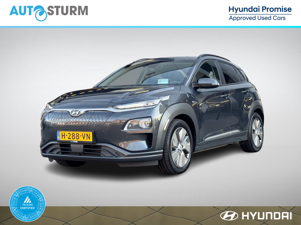 Hyundai Kona ev premium 64 kwh soh 97%, 3-fase lader nl-auto!