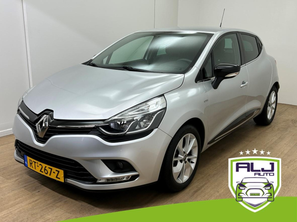 Renault Clio occasion 0.9 tce limited | grijs | airco | tweedehands renault clio | bluetooth | cruisecontrol