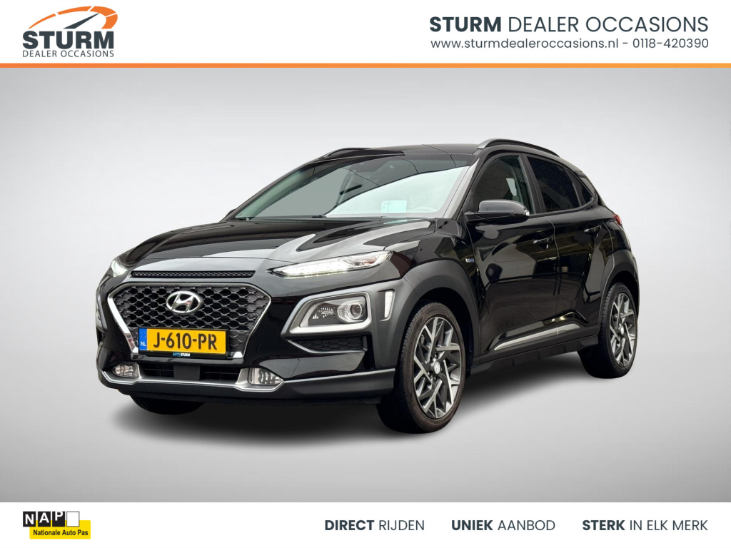 Hyundai Kona 1.6 gdi hev premium incl. trekhaak!