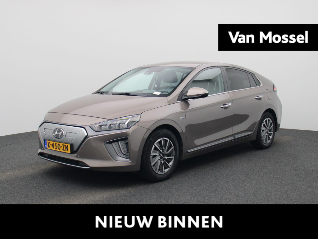 Hyundai Ioniq premium ev 38 kwh | automaat | leder | parkeer sensoren | virtual cockpit | navigatie | climate control | stoel verwarming/koeling | apple carplay | stuur verwarming dab | camera