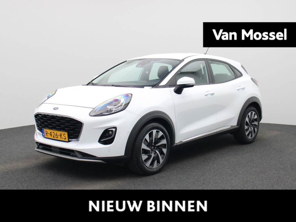 Ford Puma 1.0 ecoboost hybrid titanium | automaat | lmv | trekhaak | navigatie | airco | parkeer sensoren | cruise control | dab | camera | lage km stand