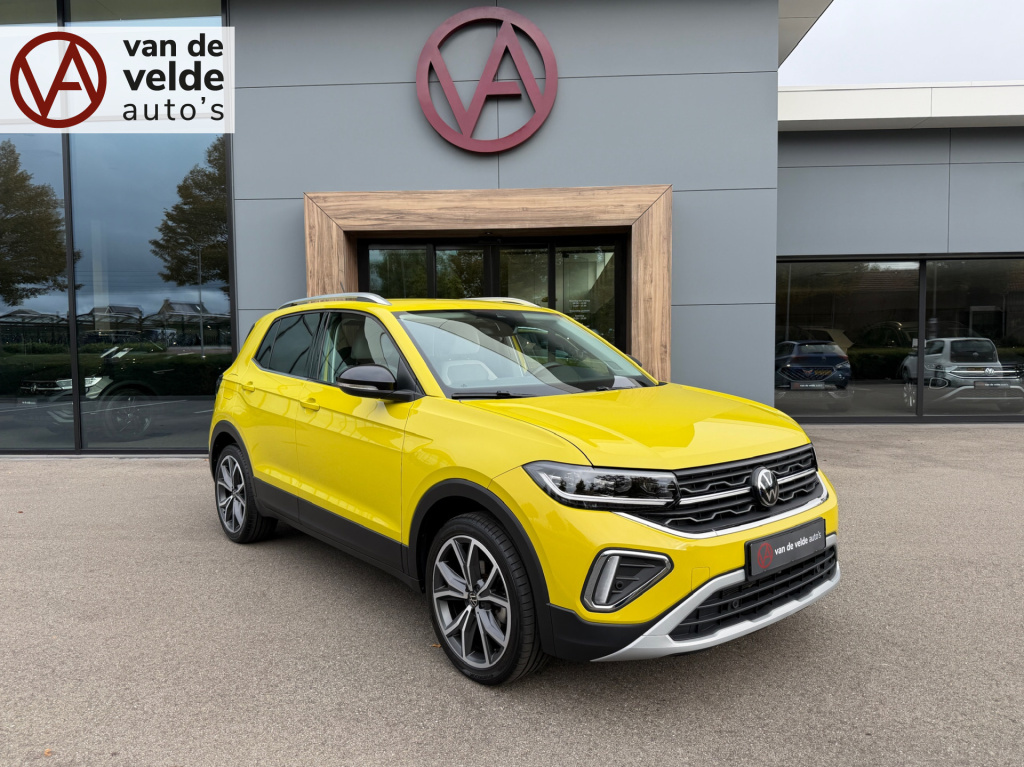 Volkswagen T-cross 1.5 tsi 150pk dsg style | trekhaak | led gril | camera | verlengde garantie