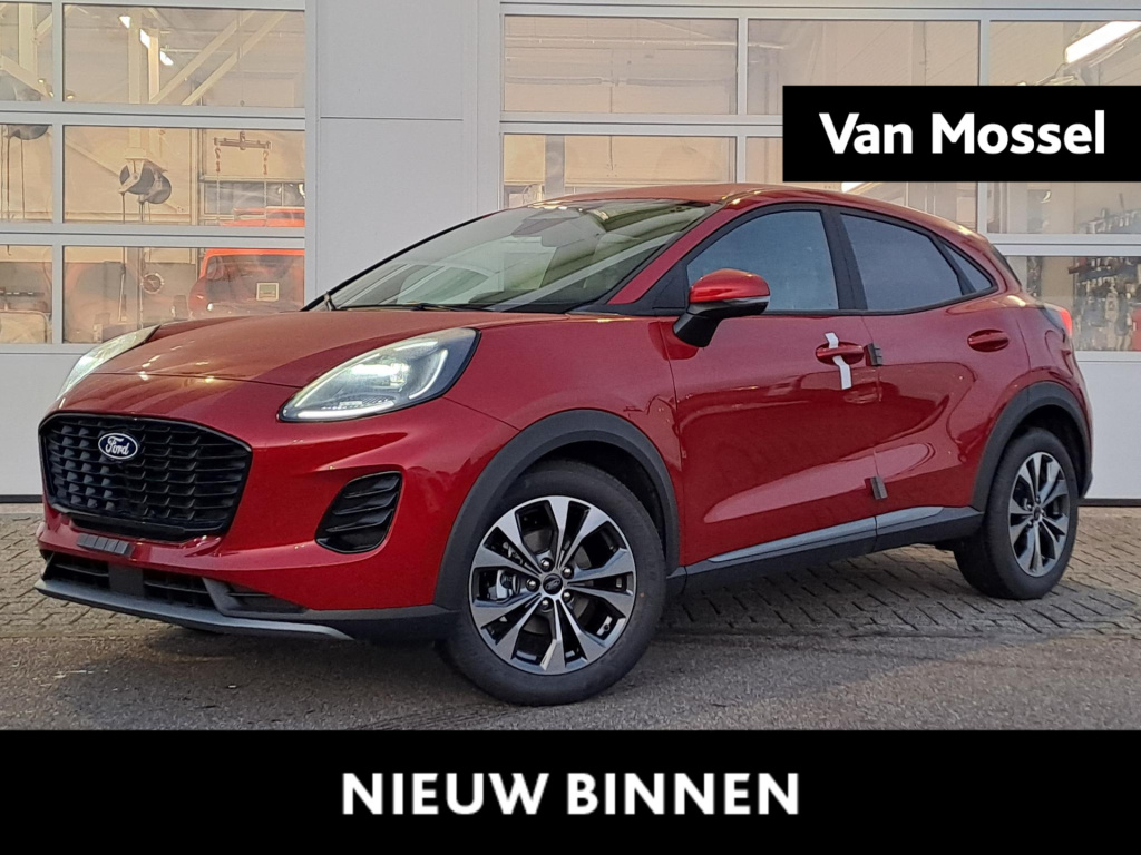 Ford Puma 1.0 ecoboost hybrid titanium | nieuw voorraad! | €6500,- ford voordeel! | direct leverbaar | apple carplay & android auto | 17'' lmv | achteruitcamera | cruise control | full led | keyless start | climate control |
