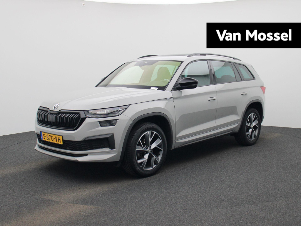 Skoda Kodiaq 1.5 tsi sportline business | automaat | trekhaak | panoramadak | navigatie | stoel verwarming/koeling | stuur verwarming camera | cruise control | apple carplay / android auto | lichtmetalen velgen |