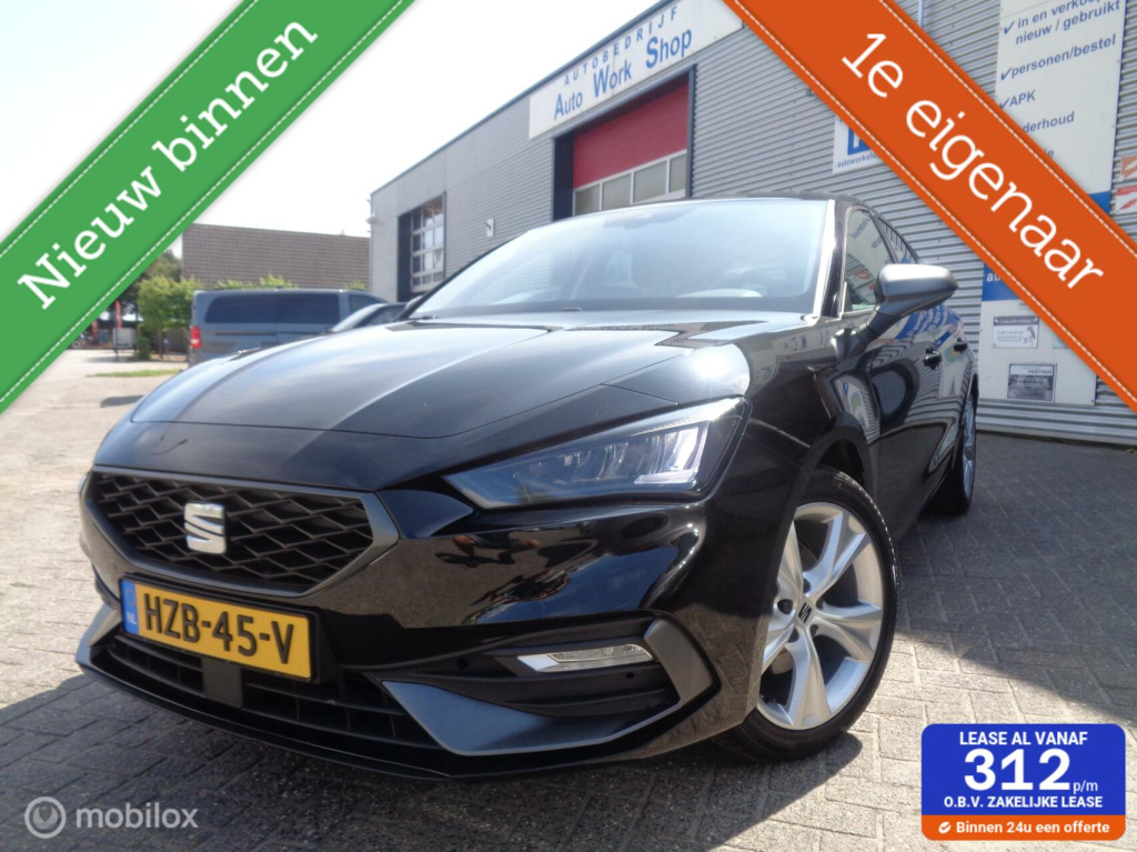Seat Leon 1.0 tsi fr/airco/lm velgen/carplay/pdc/1 st eig/slechts 50000km