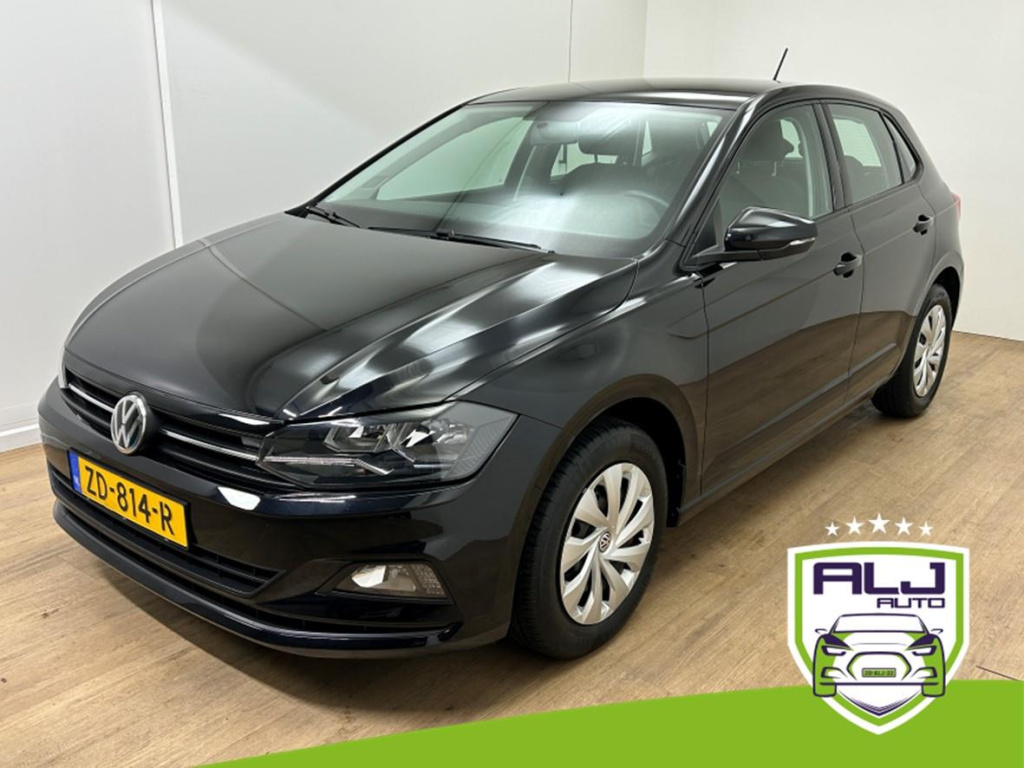 Volkswagen Polo occasion 1.0 tsi comfortline | zwart | tweedehands volkswagen polo | airco | carplay